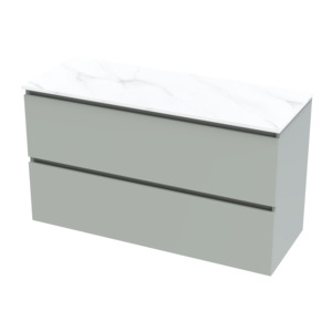 Pinnacle Pro Arctic 1200 Double Drawer Wall Vanity