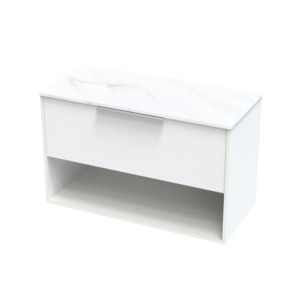 Nikau Pro Arctic 1000 Drawer Open Wall Vanity
