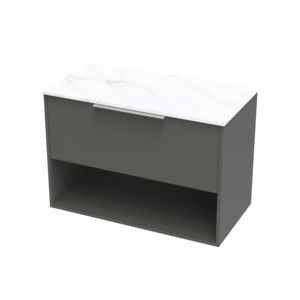 Nikau Pro Arctic 900 Drawer Open Wall Vanity