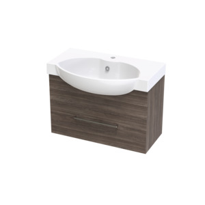 Raglan Collection: Raglan 750 Single Drawer Wall Vanity