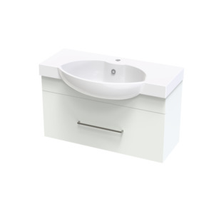 Raglan 900 Single Drawer Wall Vanity