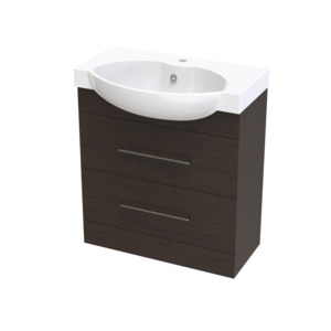 Raglan Collection: Raglan 750 Double Drawer Floor Vanity