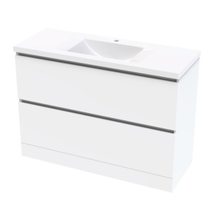 Luna Vanities Exclusive Range: Luna Double Drawer 1200 Floor Vanity