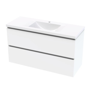 Luna Vanities Exclusive Range: Luna Double Drawer 1200 Wall Hung Vanity