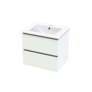 Pacific Rise 600mm Double Drawer Wall Hung Vanity