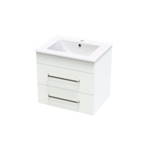 Pacific 600mm Double Drawer Wall Hung Vanity