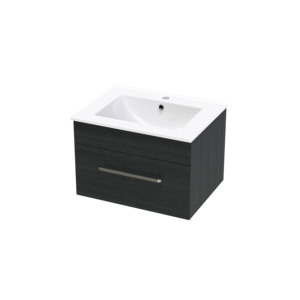 Pacific 600mm Single Drawer Wall Hung Vanity
