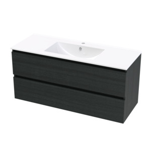 Pacific Collection: Pacific Rise Double Drawer 1200mm Wall Hung Vanity