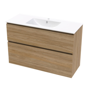 Pacific Rise Double Drawer 1200mm Floor Vanity