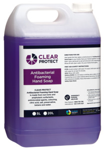 Clear Protect Antibacterial Foaming Hand Soap 5L