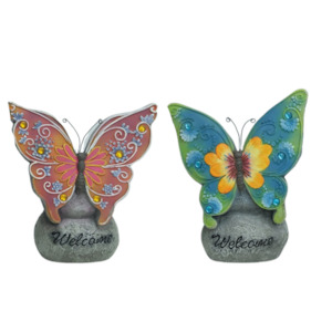 Products: Butterfly Statues (Set of 8)