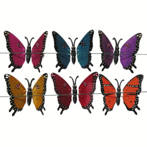Products: Butterfly Garden Stakes – 21cm (set of 72)