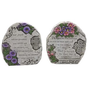 Memorial Plaques with colour (Set of 16)