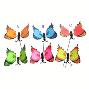 Butterfly Garden Stakes – 8cm (Set of 36)