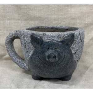 Products: Pig Cup Plant Pot (Set of 2)