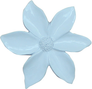 Products: 6 Petal White Flower 19cm (Set of 6)