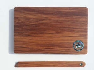 Tablemat: Cheese Board with Knife - Rimu