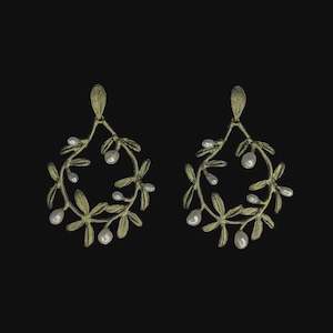 Michael Michaud: Jasmine Vine Circle Earrings