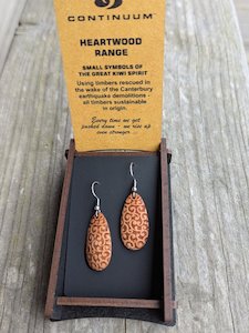 Heartwood: Heartwood Earrings - Oval