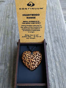 Heartwood: Heartwood Pendants - Hearts