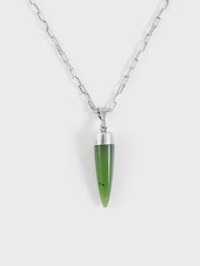 Nick Von K: Pounamu Point Charm Pendant