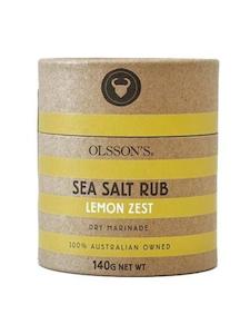 Sweet Treats: Lemon Zest Sea Salt Rub