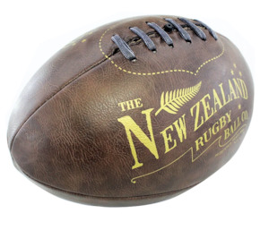 Fathers Day: Antique Style NZ Rugby Ball