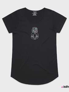 Pre Order: PRE ORDER Studded Tiki T-Shirt in Black