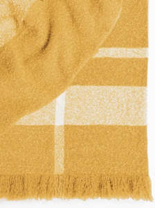 Grange Throw in Honey by Weave