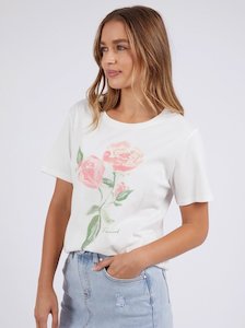 Foxwood: Bloom Tee in White
