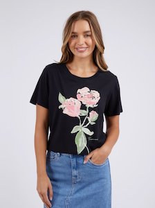 Foxwood: Bloom Tee in Black