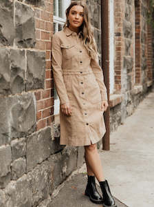 Clearance: Montana Cord Dress - Last One Sz 14