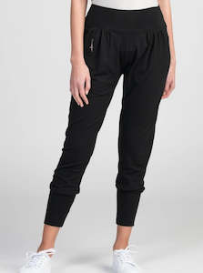New In This Week: Women's Merino Slouchy Zip Pants in Black