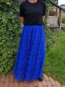 Skirts: Angelina Tulle Skirt - Cobalt