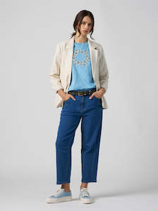 Denim: Moto Denim Jean