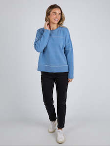 Jayne Throw On Fleece in Coronet Blue