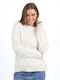 Jayne Throw On Knit in White