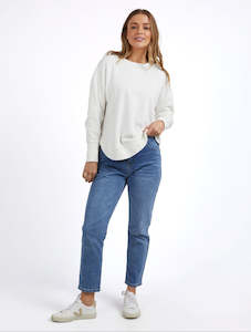 Foxwood: Simplified Crew in Ecru