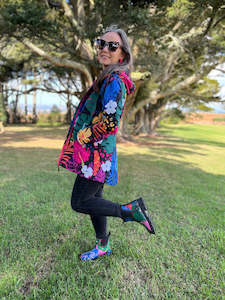 Scribbler: Paradise Mesh Lined Raincoat