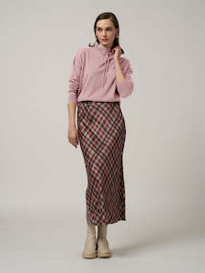 Everyday Drawstring Sweater in Dusky Pink