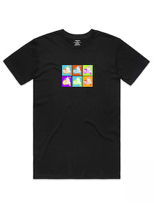 Vespas Men's T-Shirt in Black