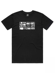 Mens Gift: Mini Model Men's T-Shirt in Black