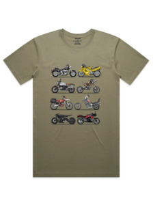 Mens Gift: Movie Motorcycles Men's T-Shirt in Eucalyptus