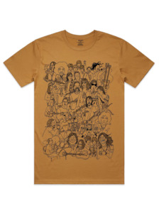 Rock Stars Men's T-Shirt in Camel