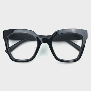 Reading Glasses: Valentina Reading Glasses in Black