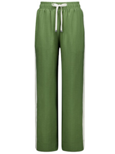 Moke: Indiana Wide Leg Pants in Dill