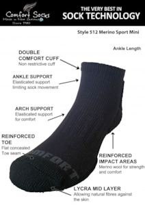 Sports Merino Mini Socks