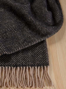 Lerwick Wool Blanket in Vintage