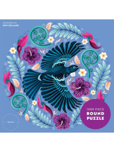 Jigsaws: Tuneful Tui Round Jigsaw Puzzle
