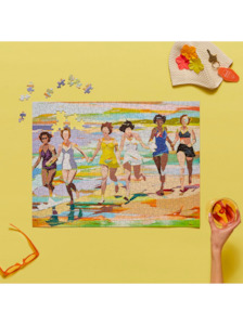 Jigsaws: Sunset Swimsuit Jigsaw Puzzle
